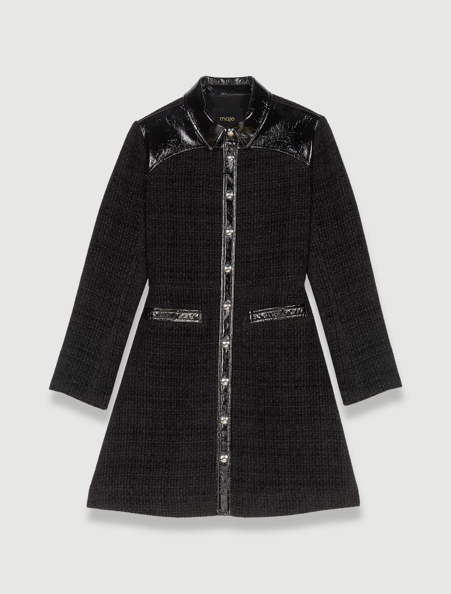 Abito corto in tweed