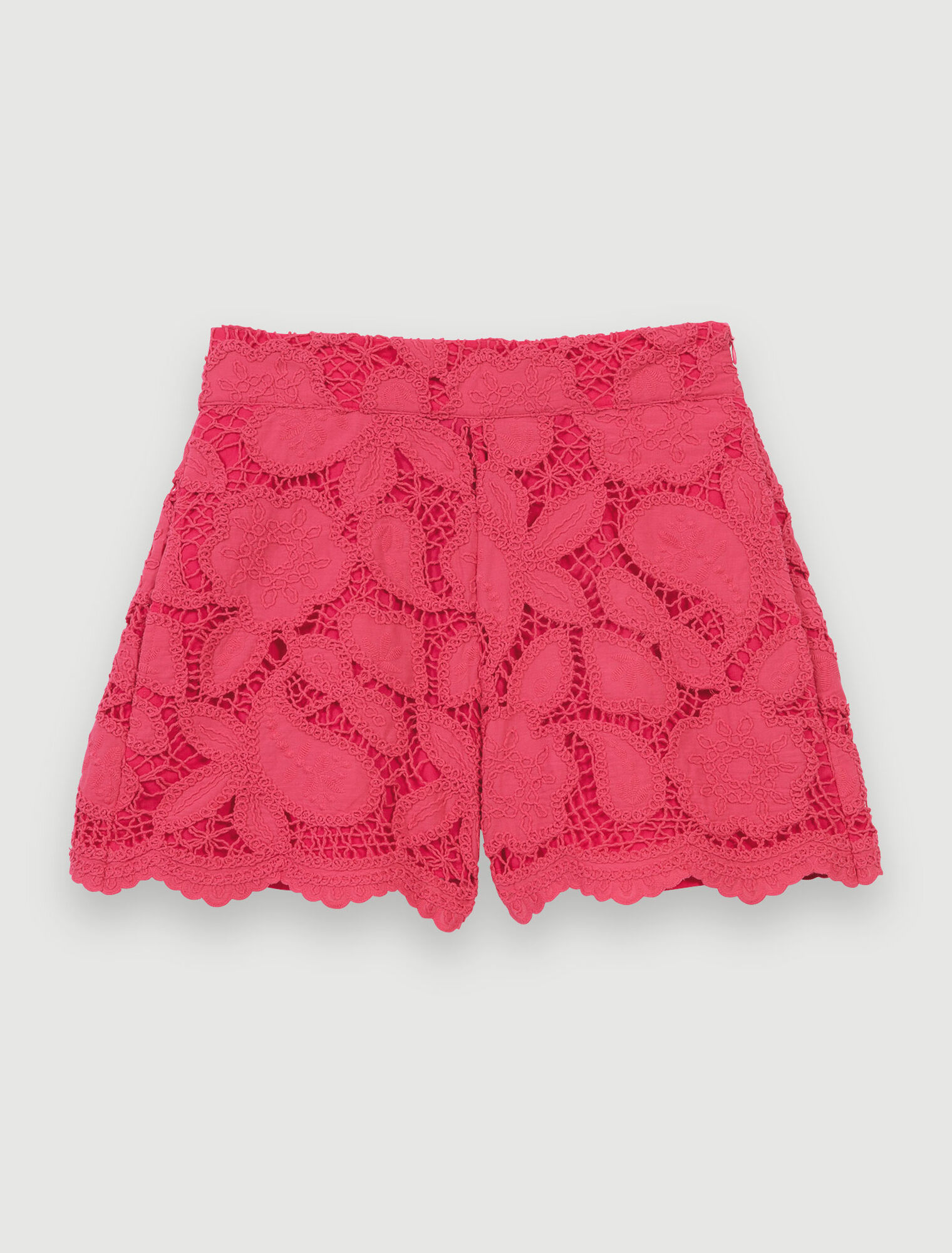 Pantaloncini ricamati traforati