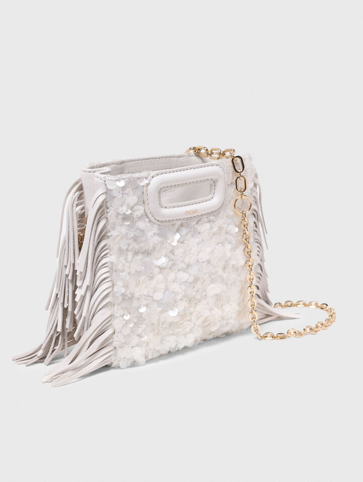 Borsa M mini in paillettes