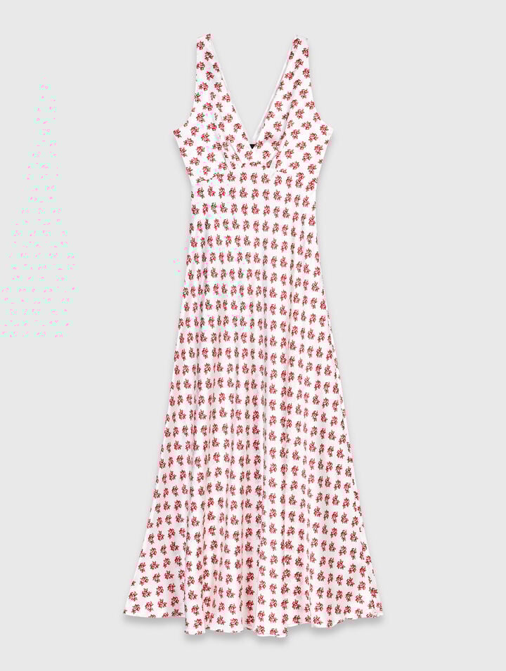 Abito in seta con stampa