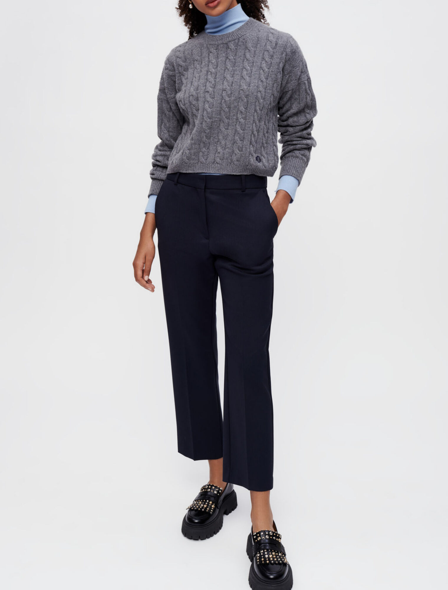 Pantaloni da abito a gamba dritta