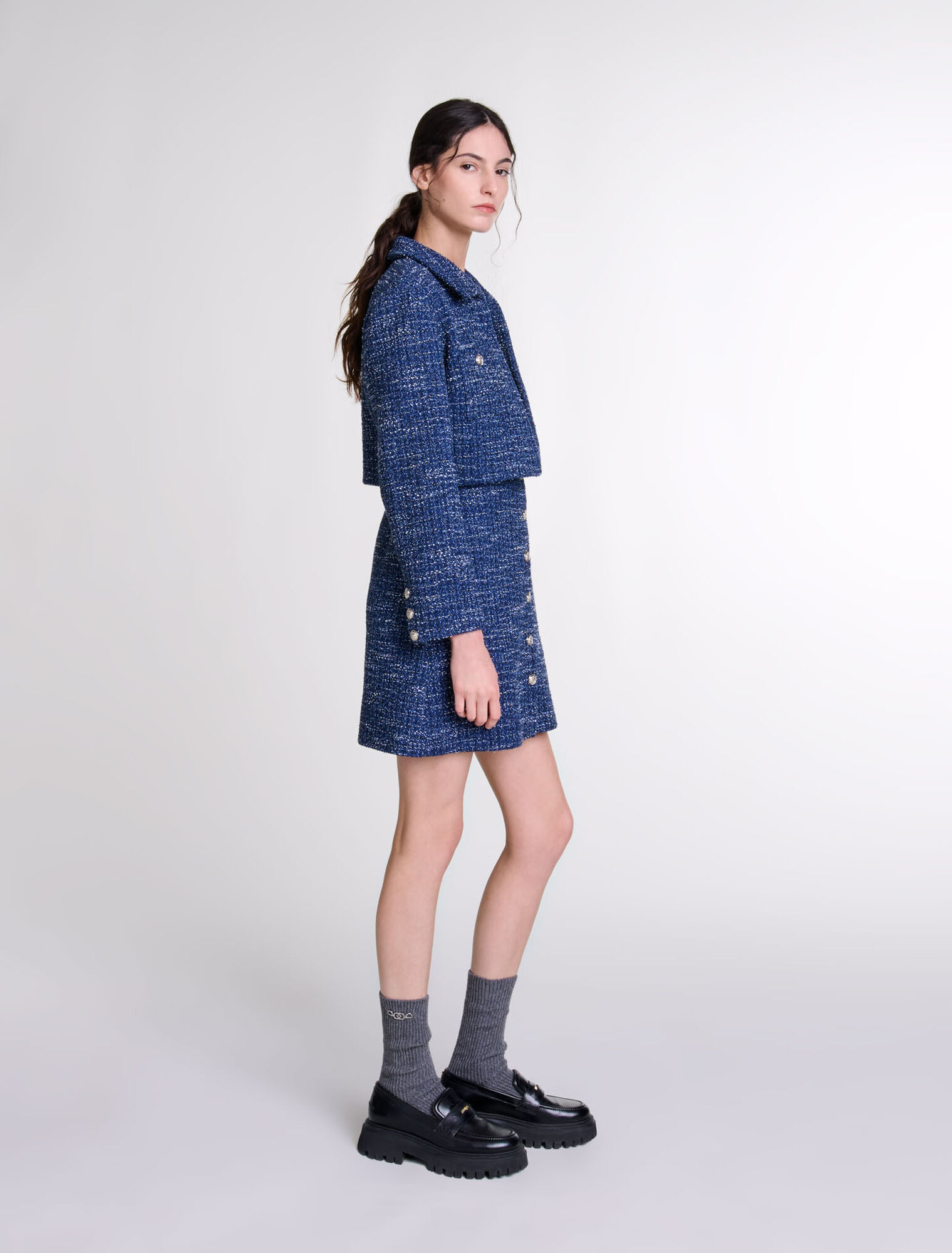 Abito 2 in 1 in tweed
