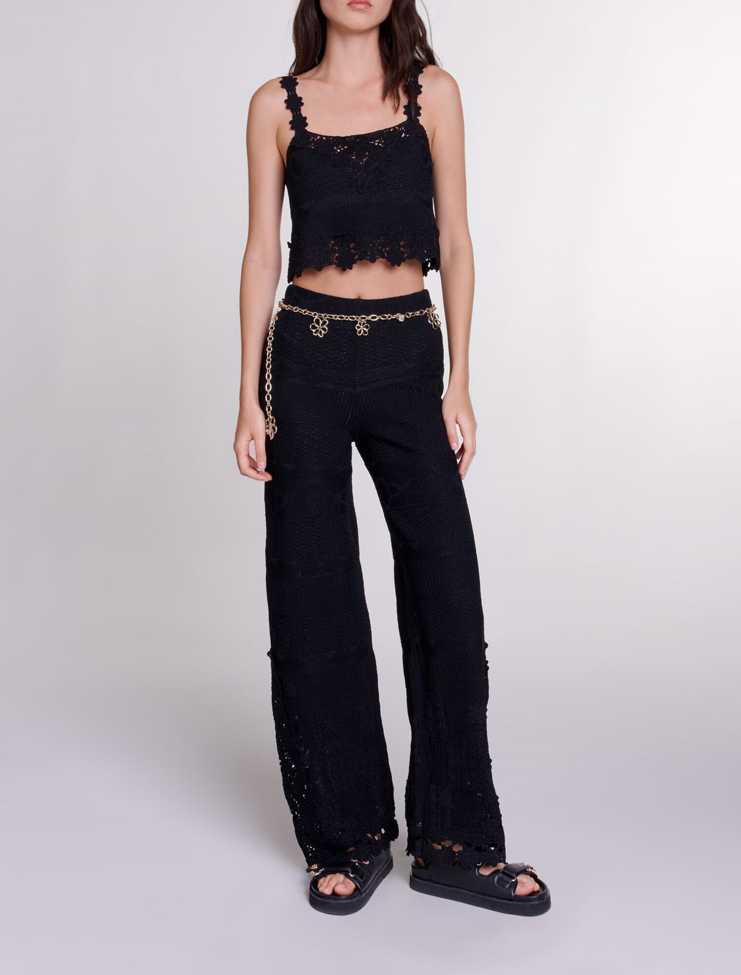 Pantaloni in crochet