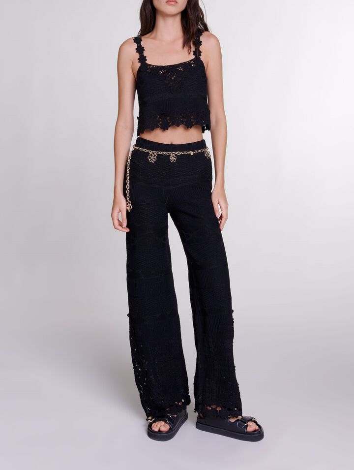 Pantaloni in crochet