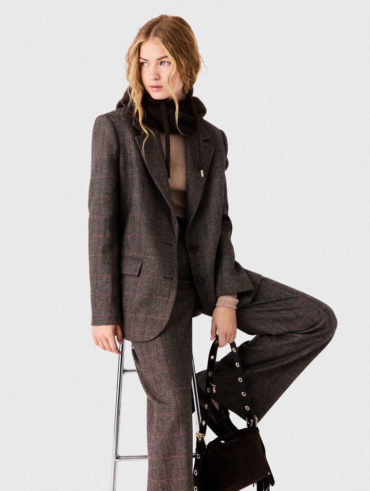 Giacca da tailleur con cintura