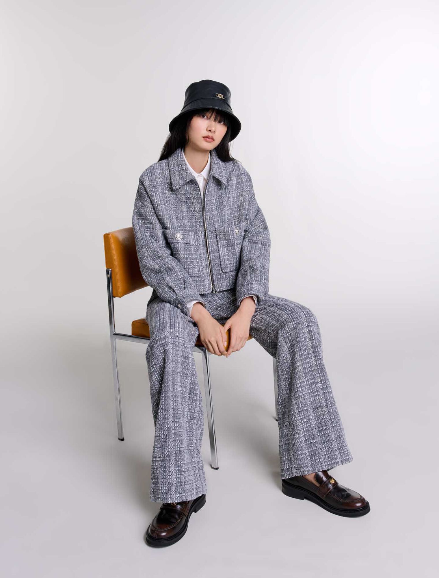 Pantaloni in tweed