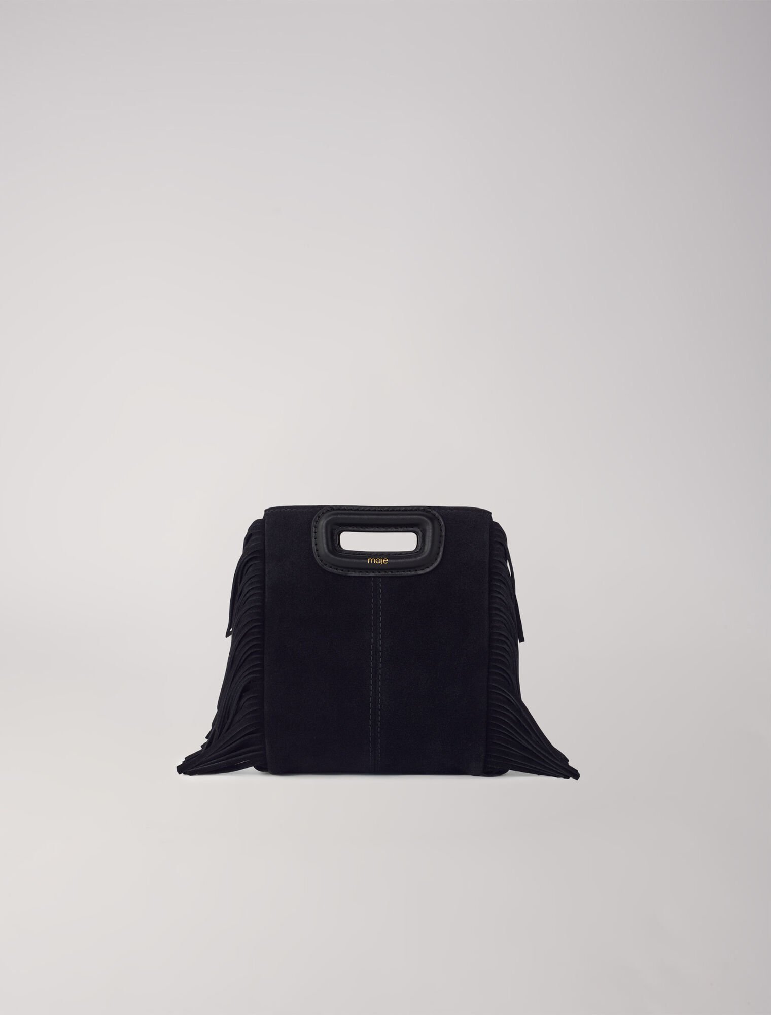 Borsa mini M in pelle scamosciata