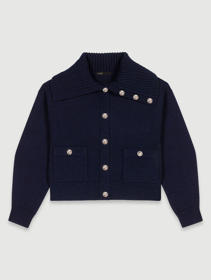 Cardigan in misto lana