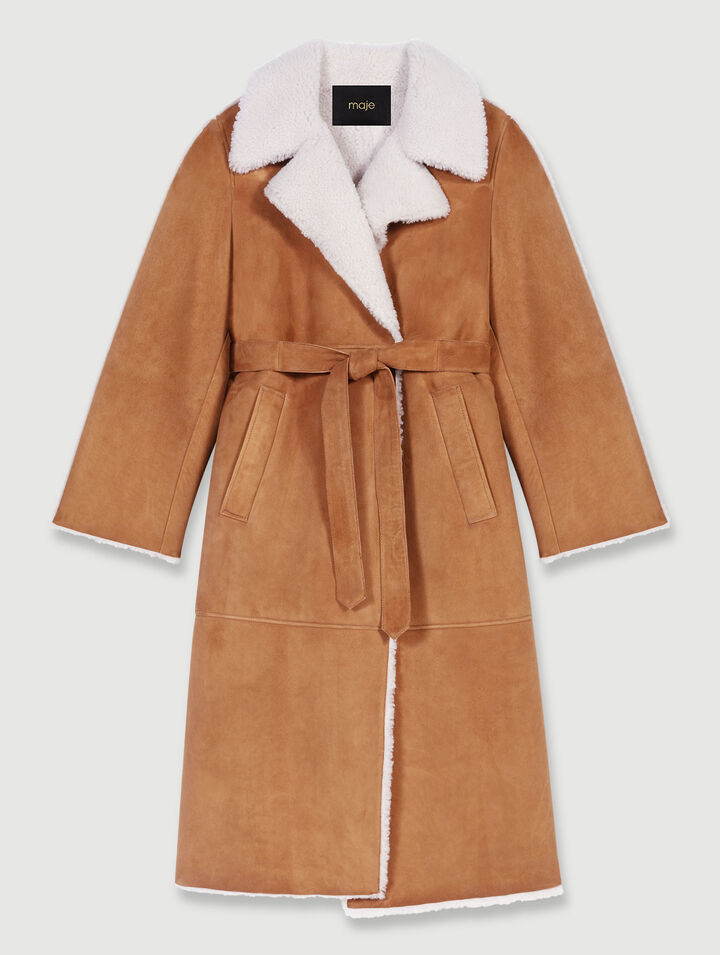 Cappotto lungo in montone
