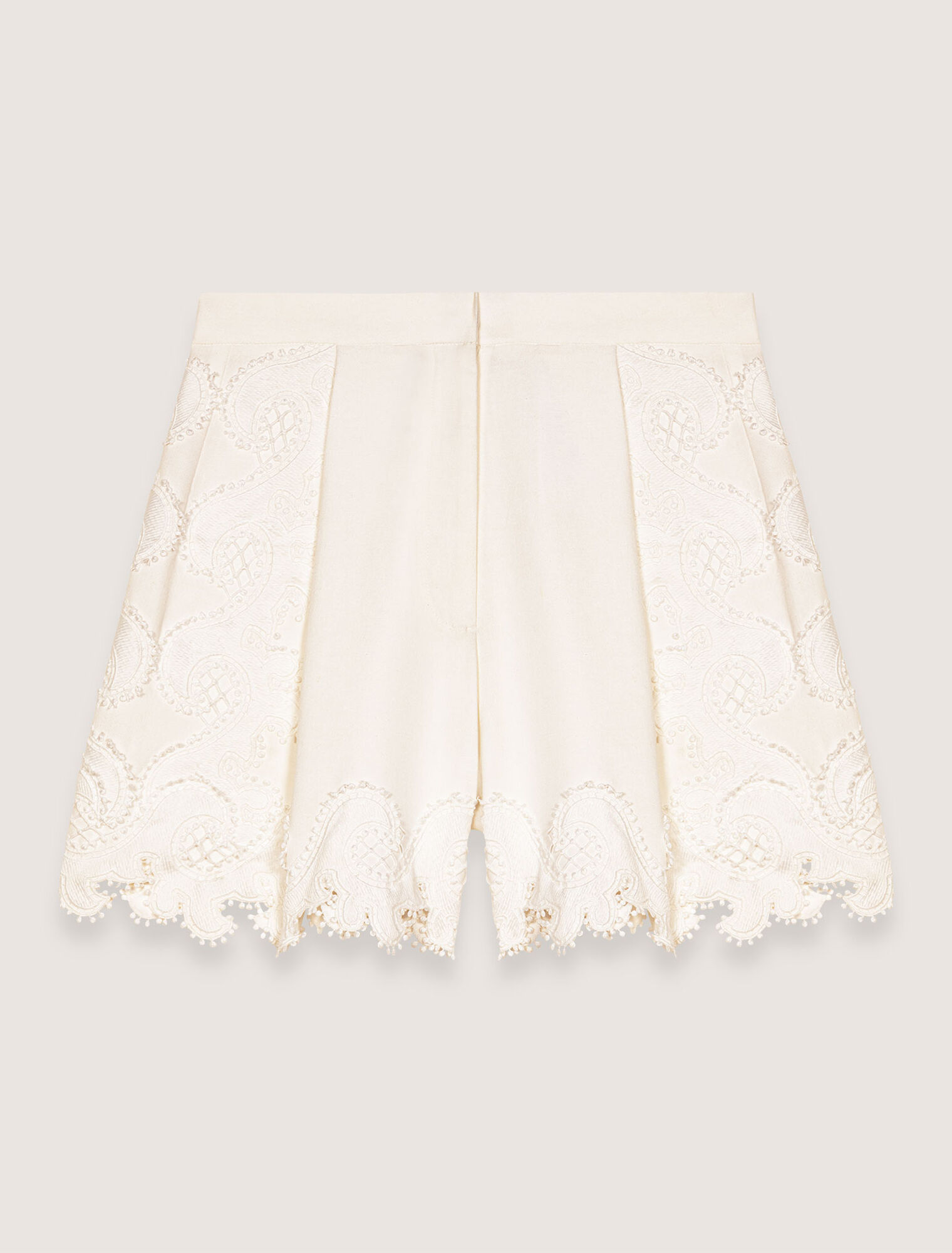 Shorts ricamati