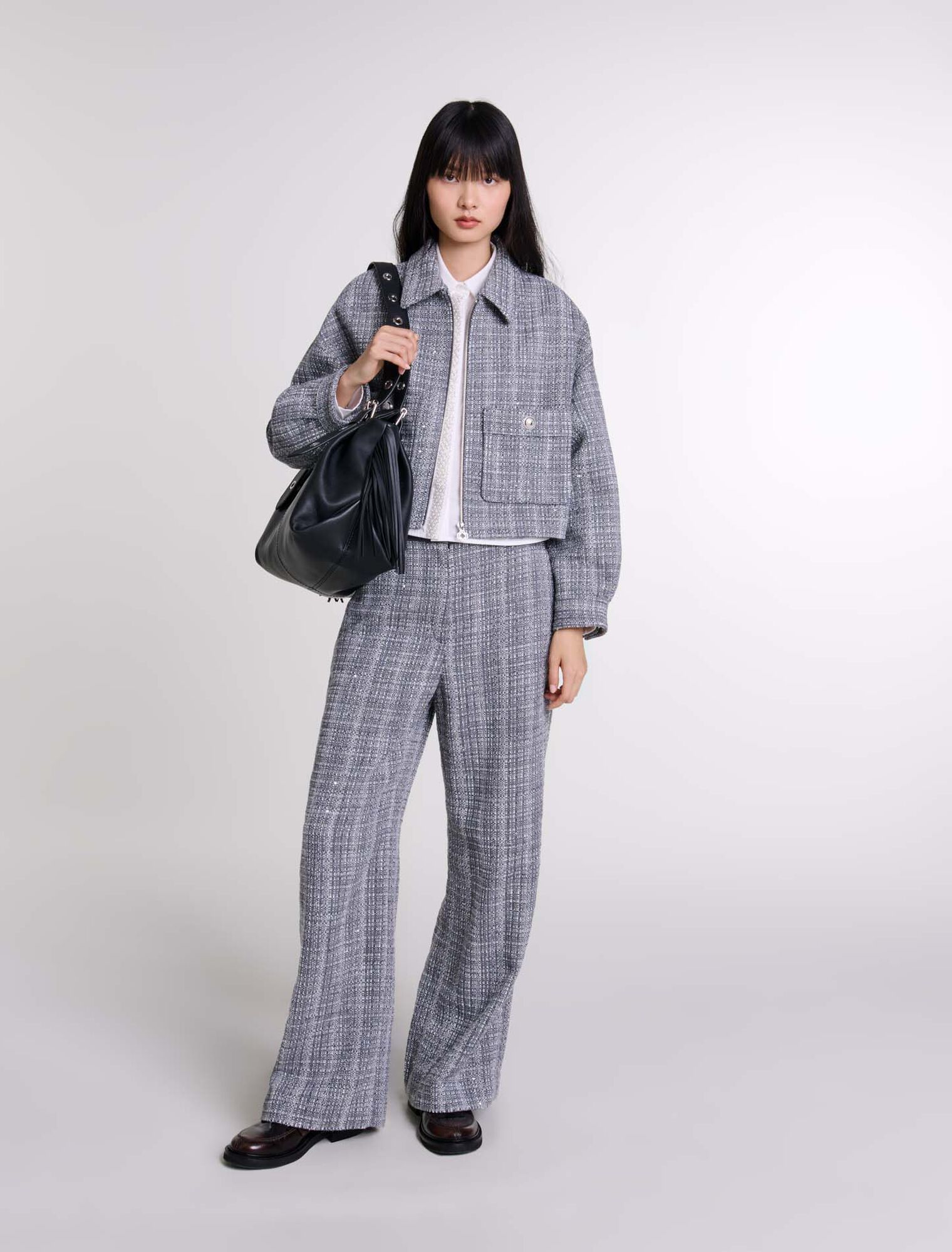 Pantaloni in tweed