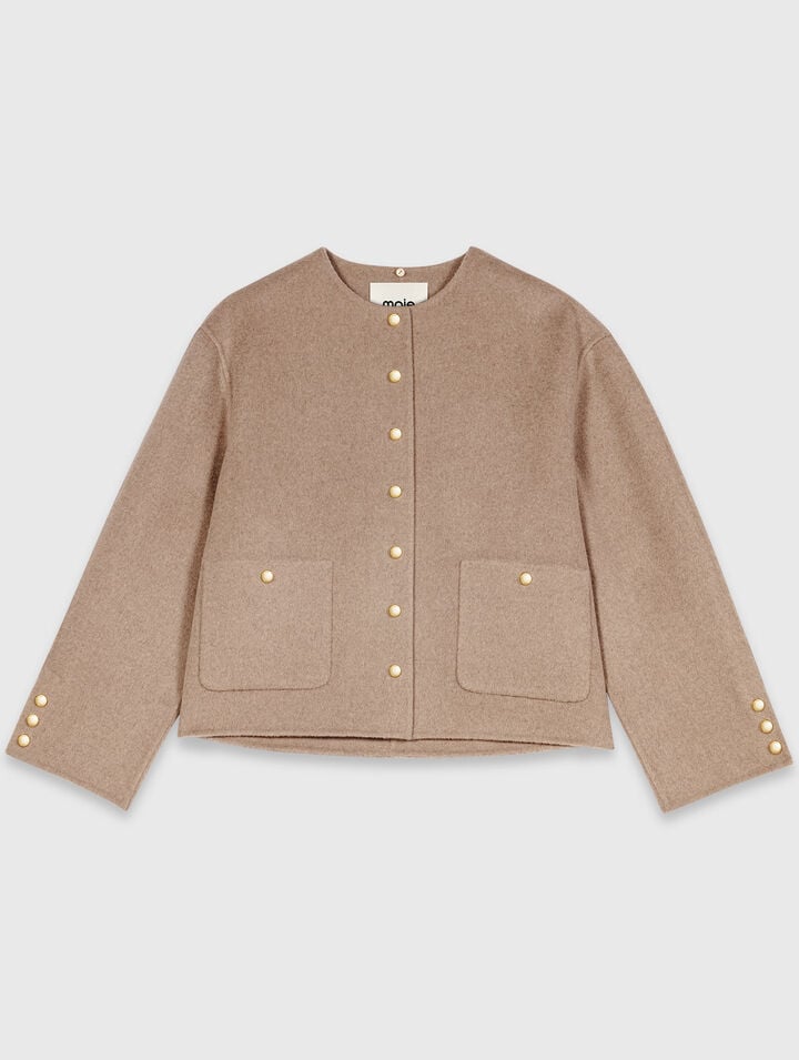 Cappotto corto double face