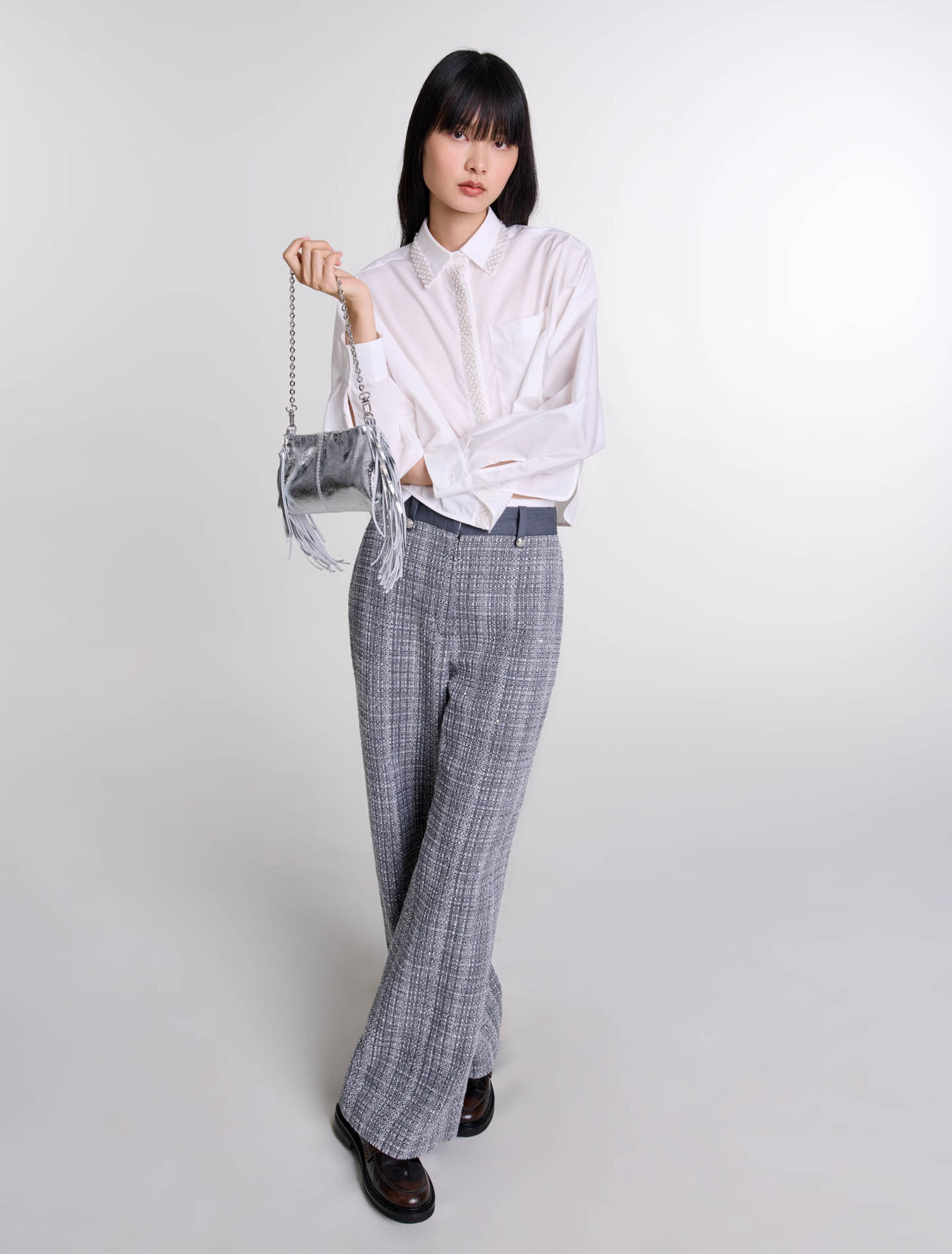 Pantaloni in tweed