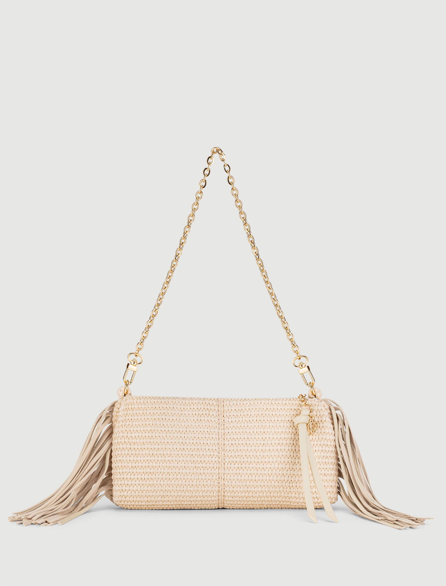 Pochette Miss M pouch effetto rafia