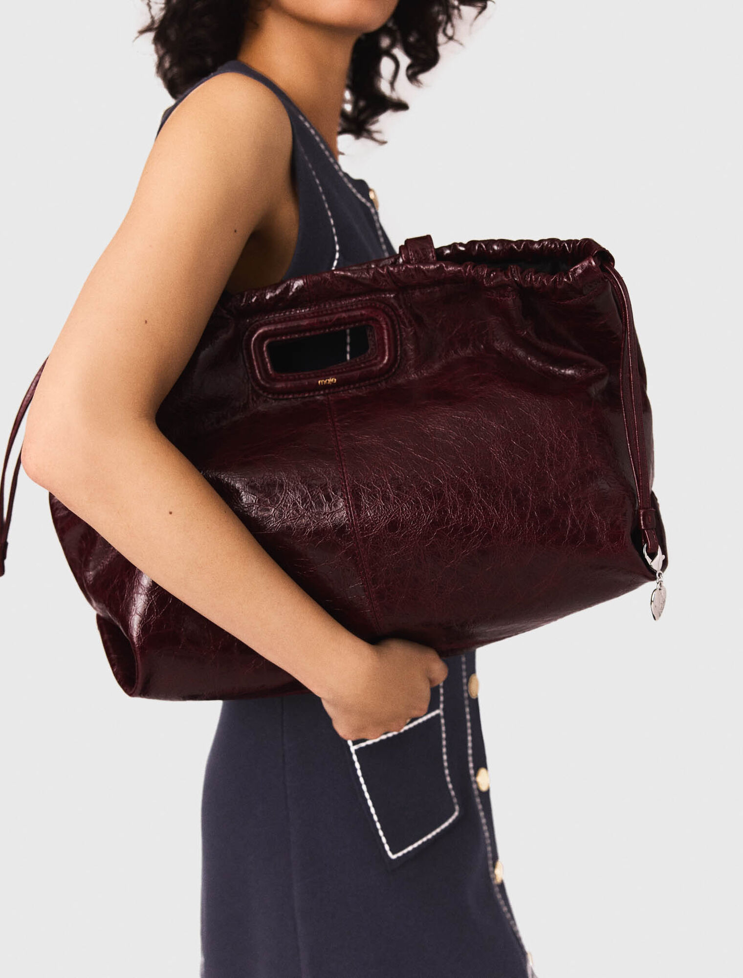 Borsa Miss M tote bag craquelé