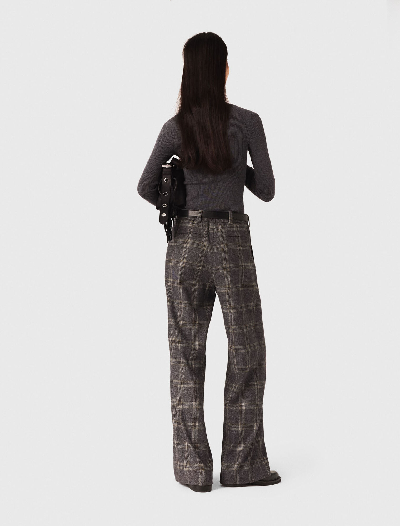 Pantaloni da tailleur a quadri