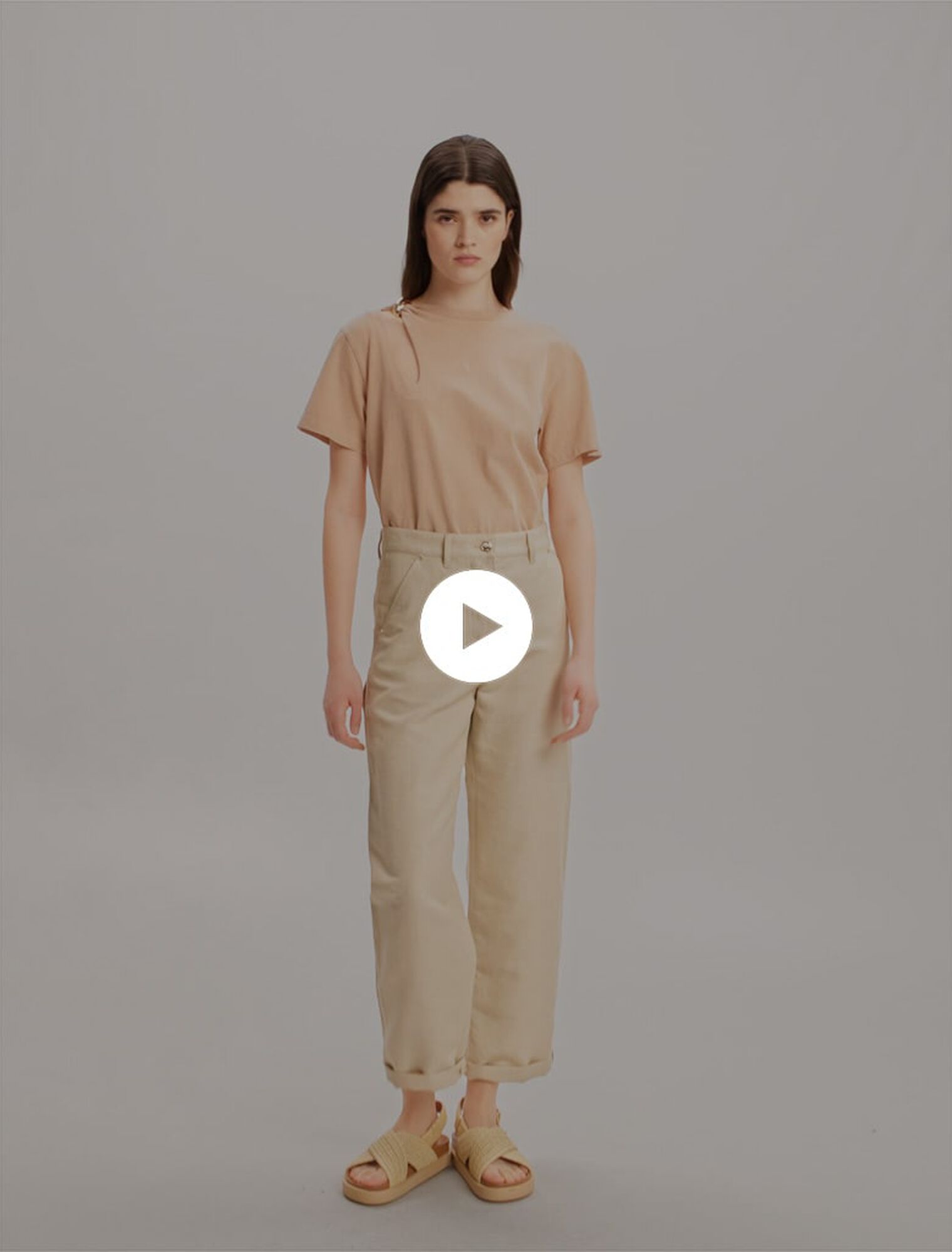 T-shirt con dettaglio bijou