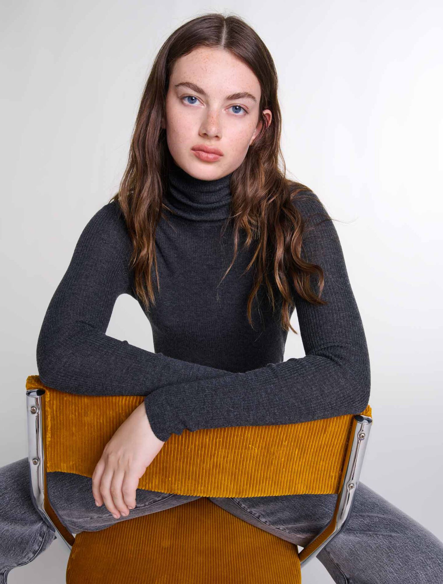 Maglione in lana e seta