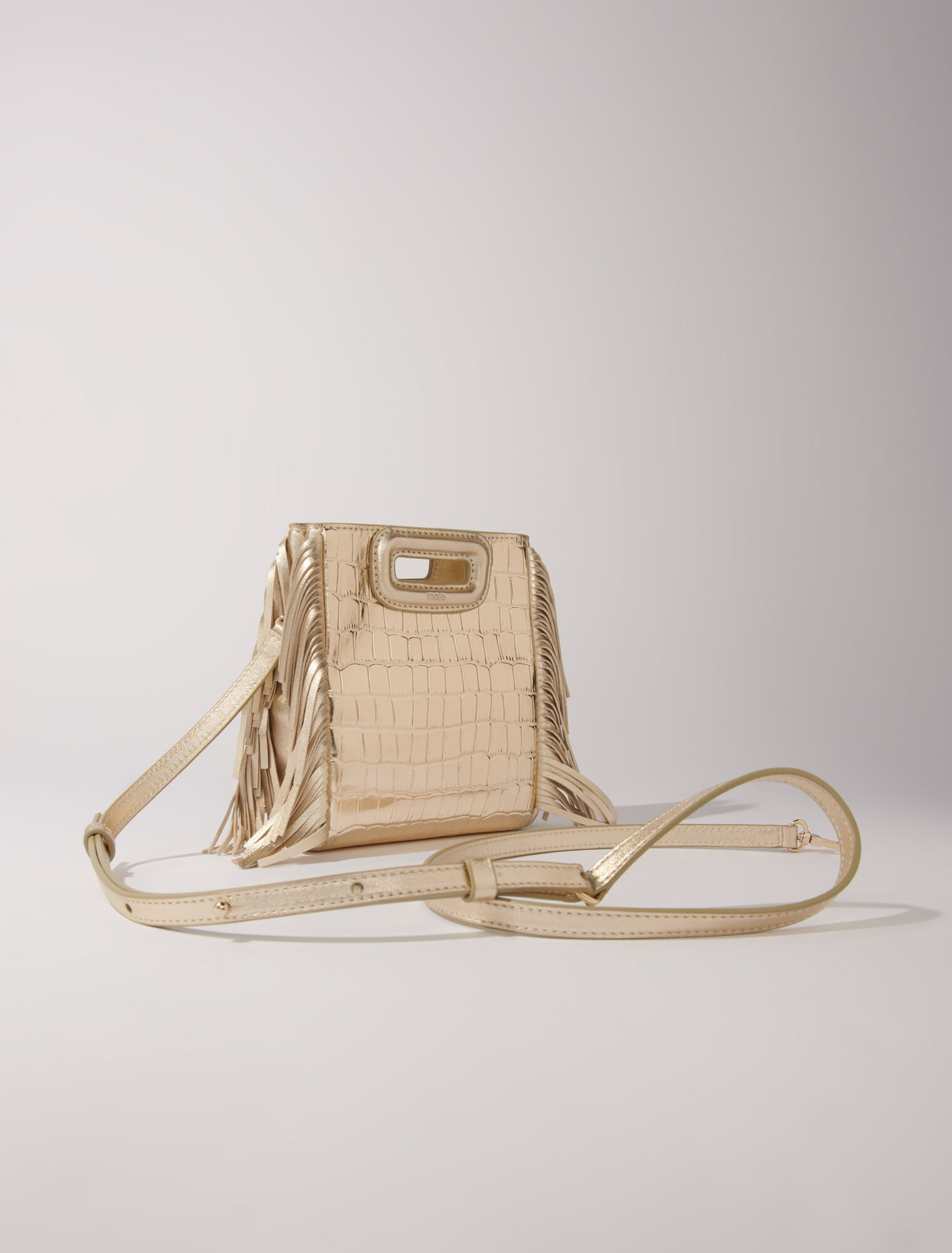 Borsa M Mini in pelle di coccodrillo