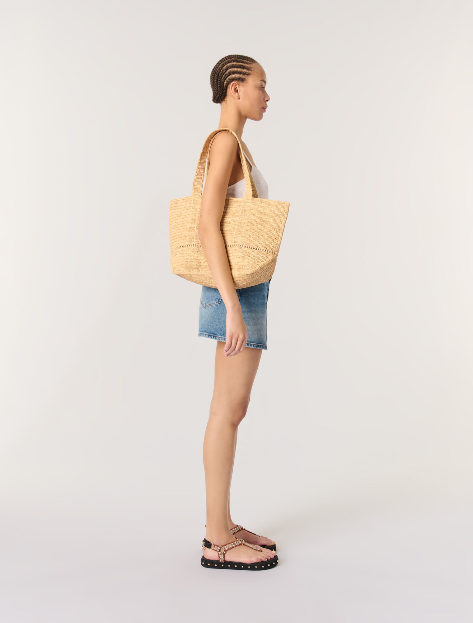 Top in maglia a coste