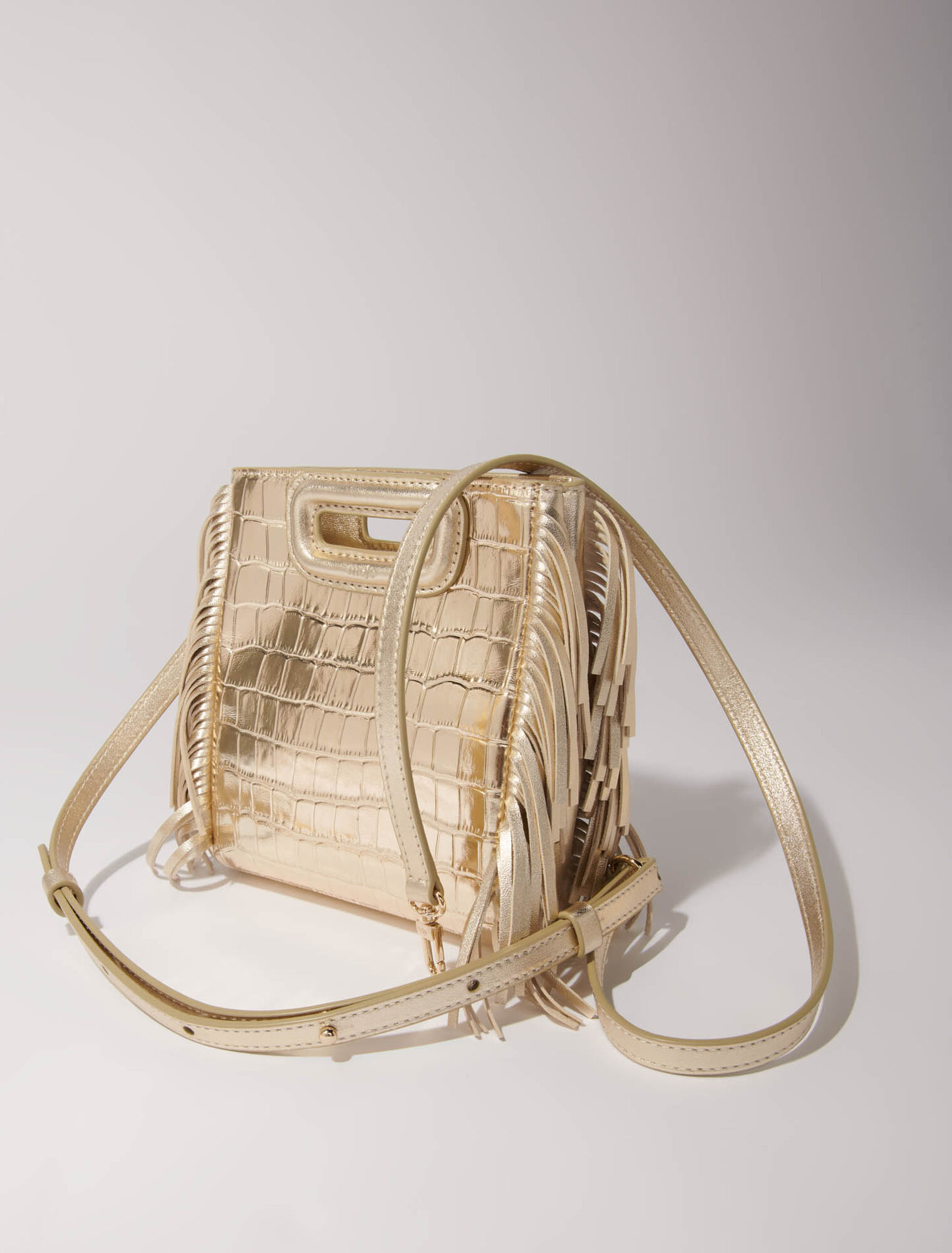Borsa M Mini in pelle di coccodrillo