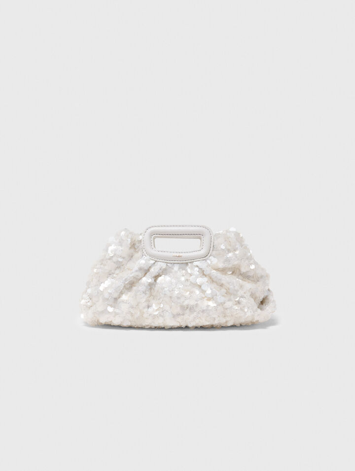 Milpli mini Clutch in paillettes