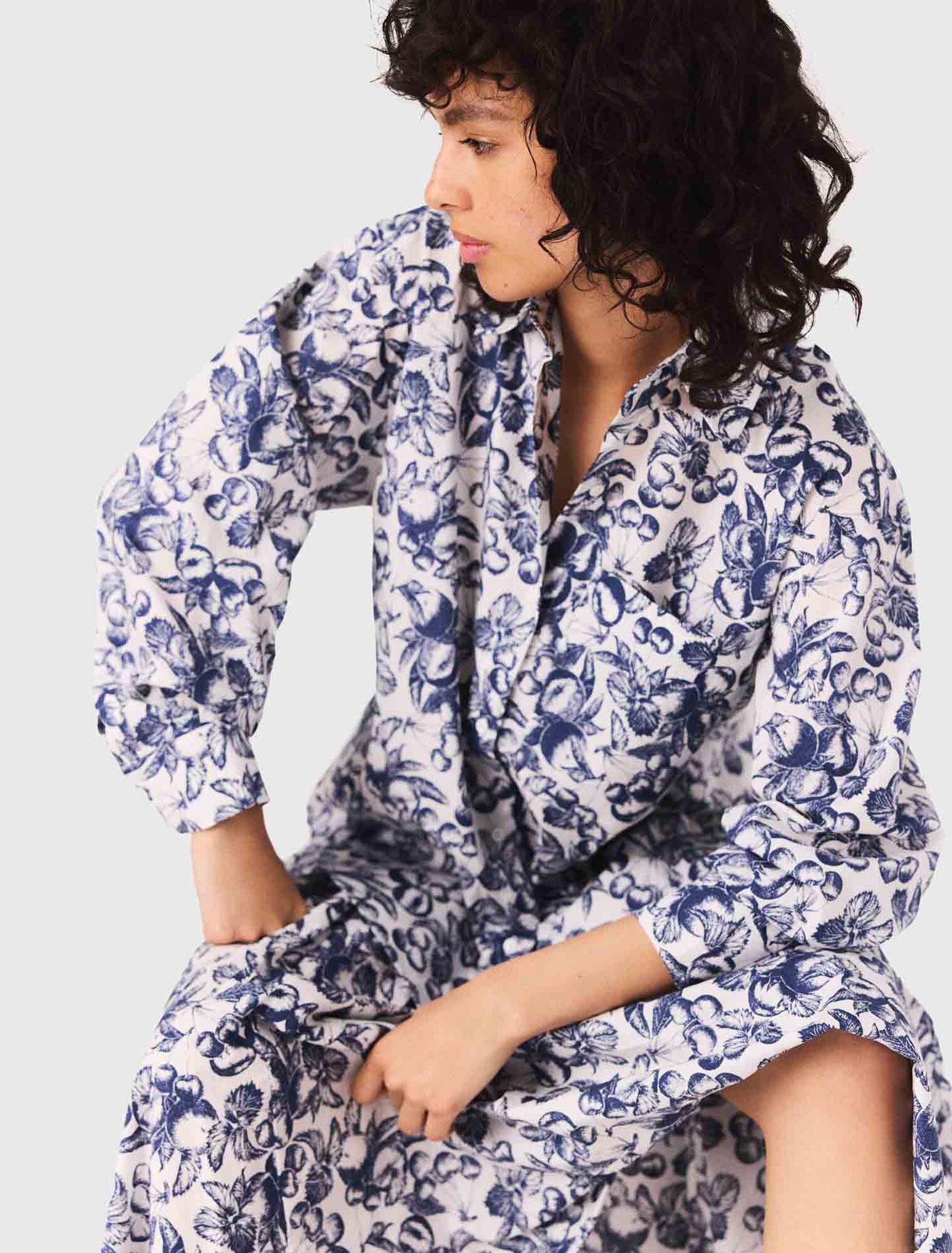 Camicia lunga con stampa