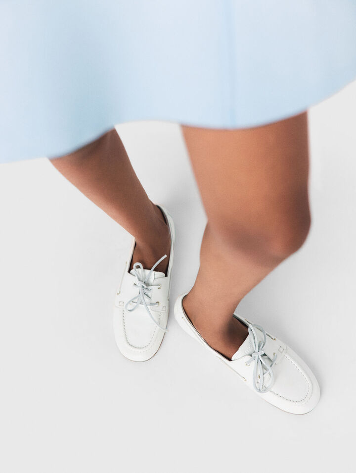 Mocassino da barca in pelle