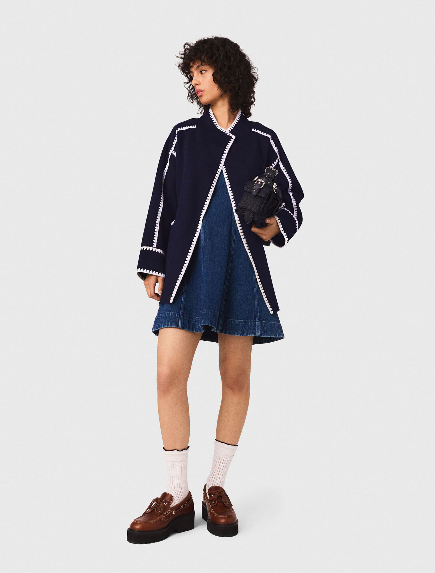 Cappotto corto double face