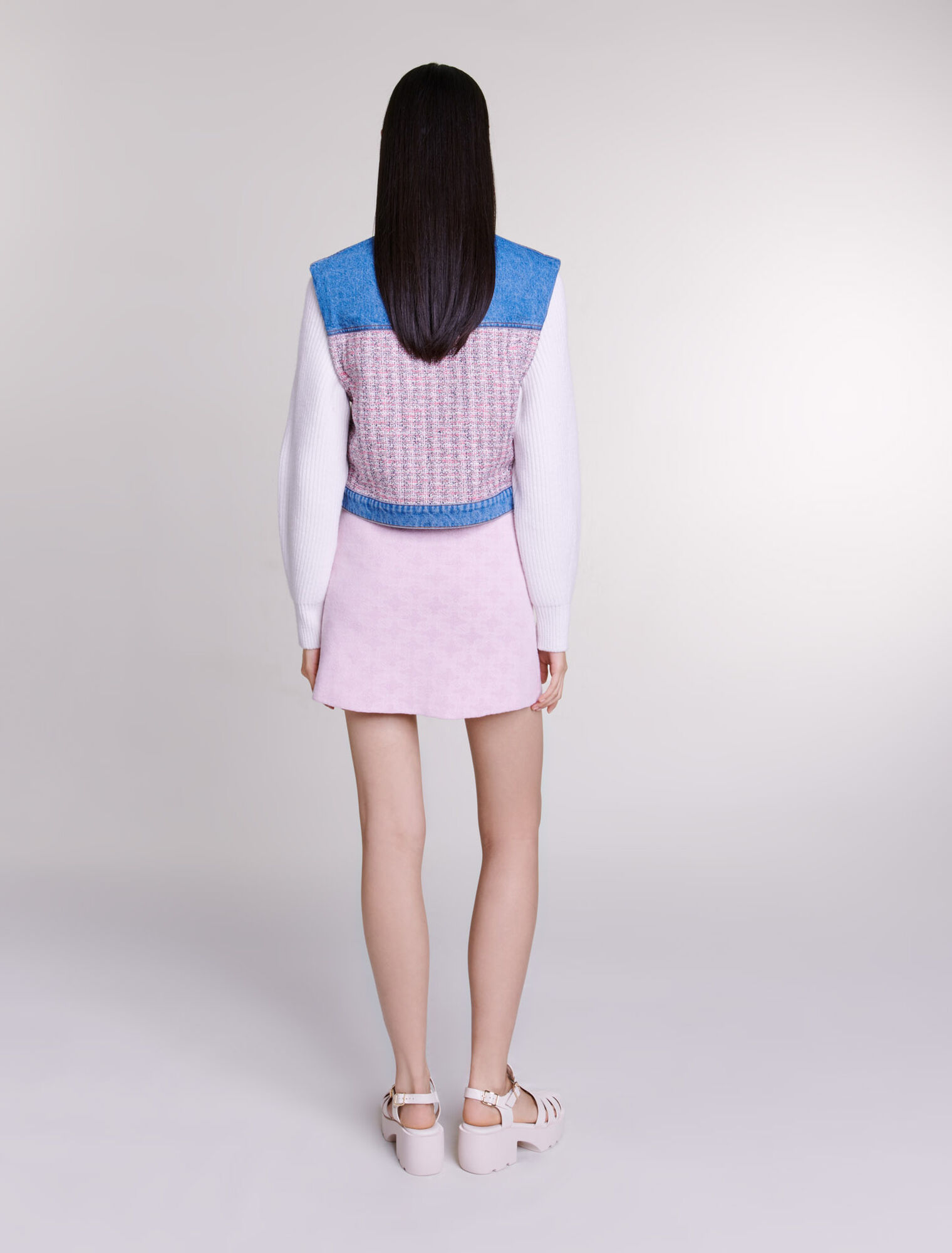 Gonna in maglia jacquard