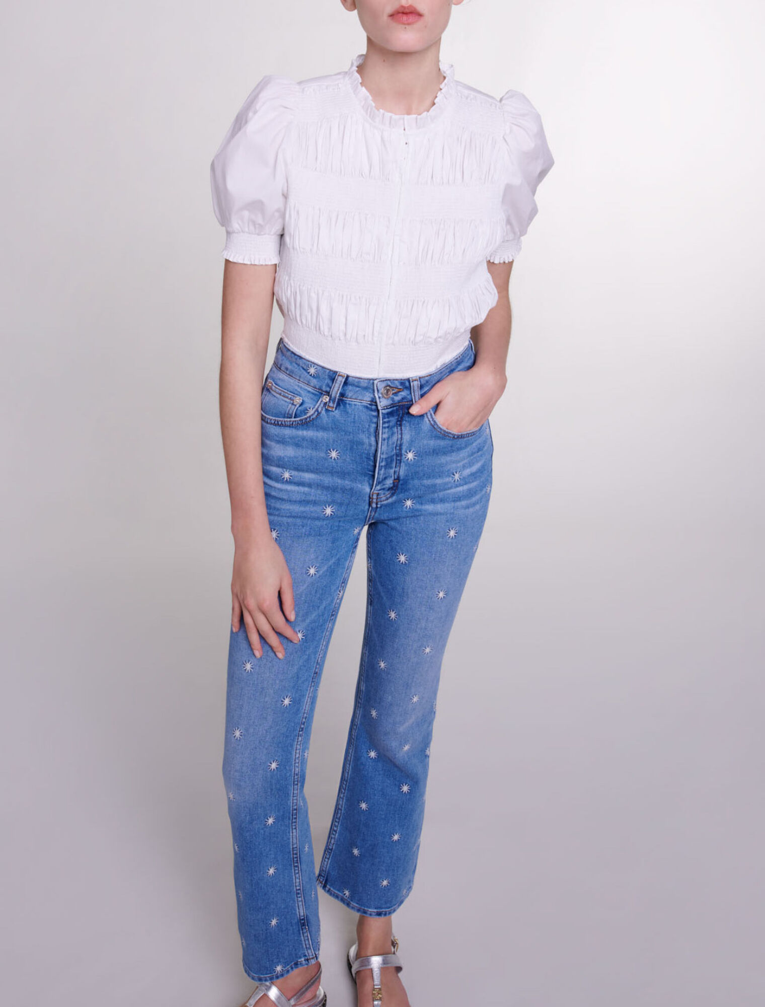 Jeans ricamati