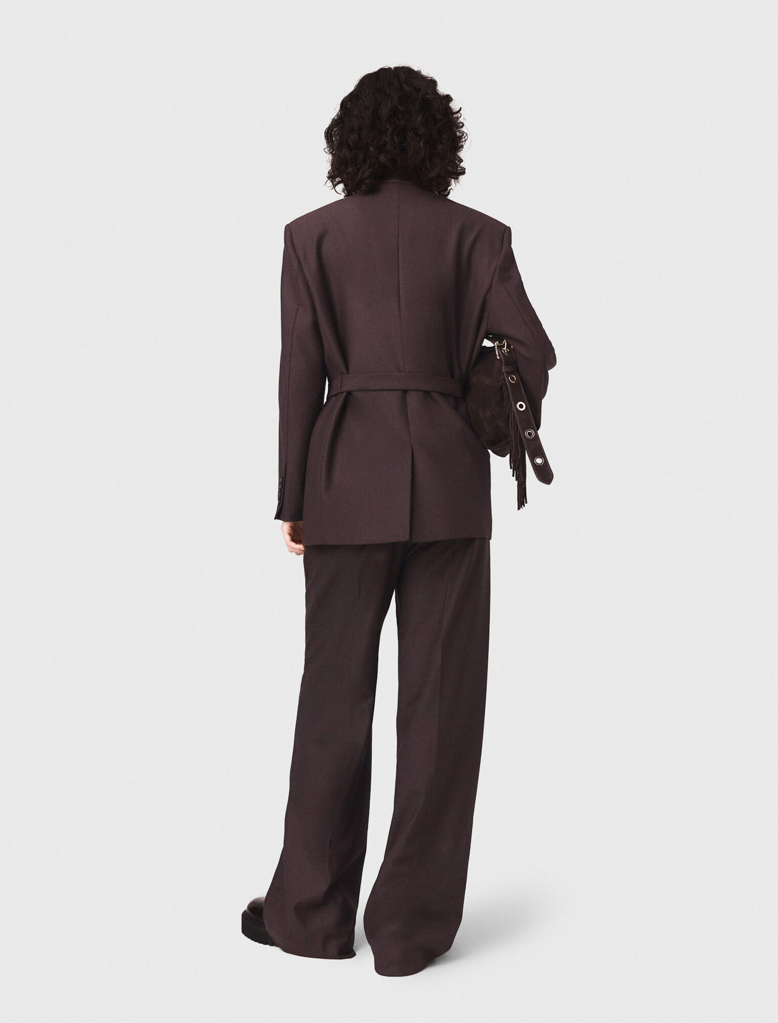 Giacca da tailleur con cintura