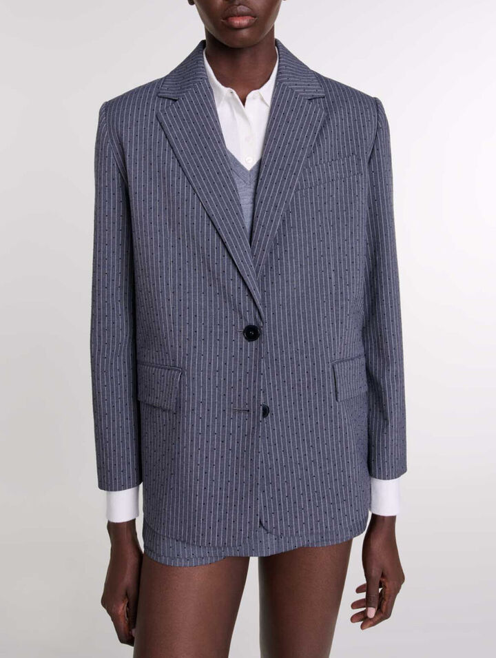 Giacca da tailleur glitterata