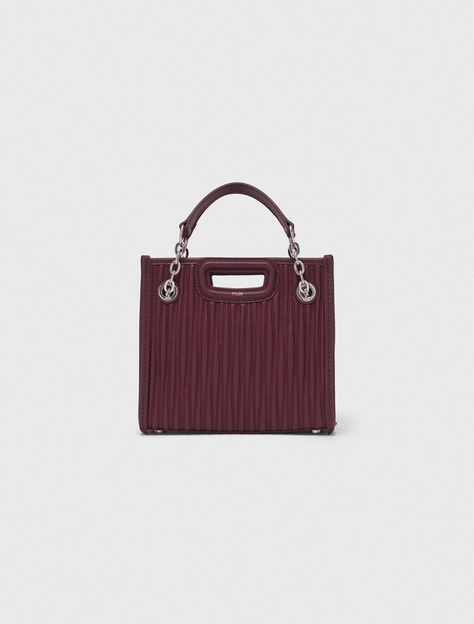 Mini borsa tote in pelle trapuntata