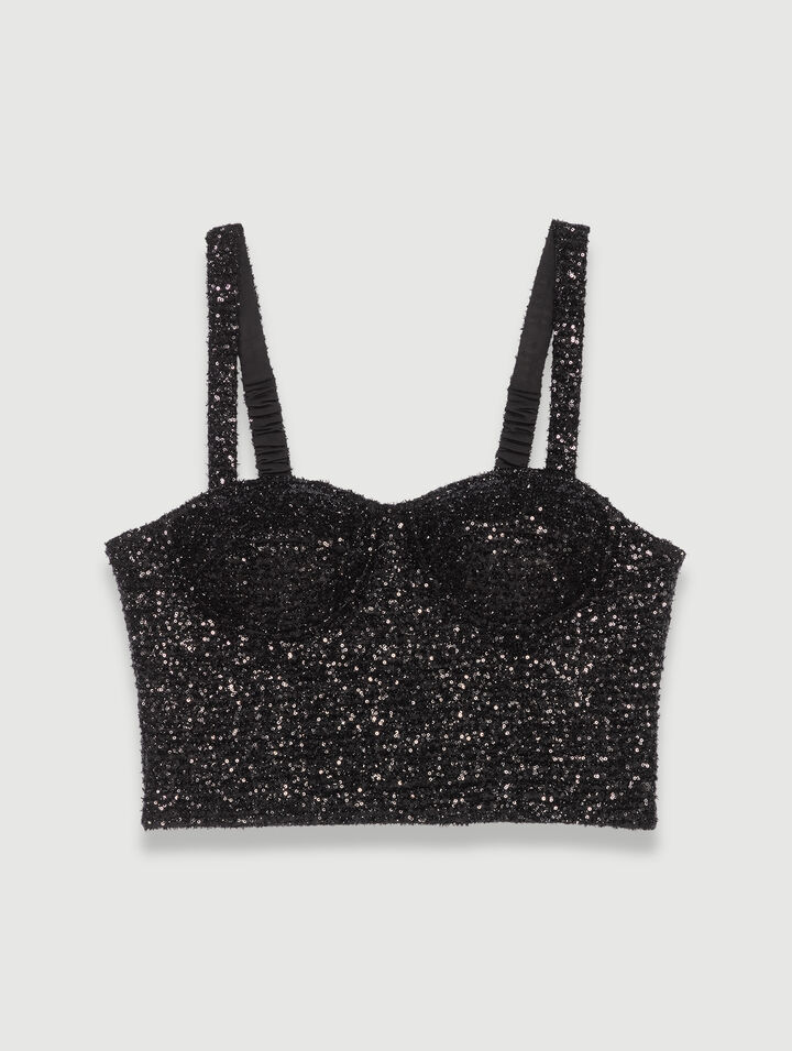 Fodera con paillettes