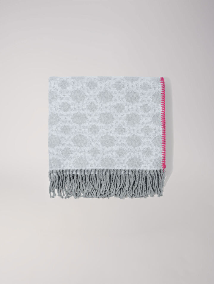 Poncho con monogramma