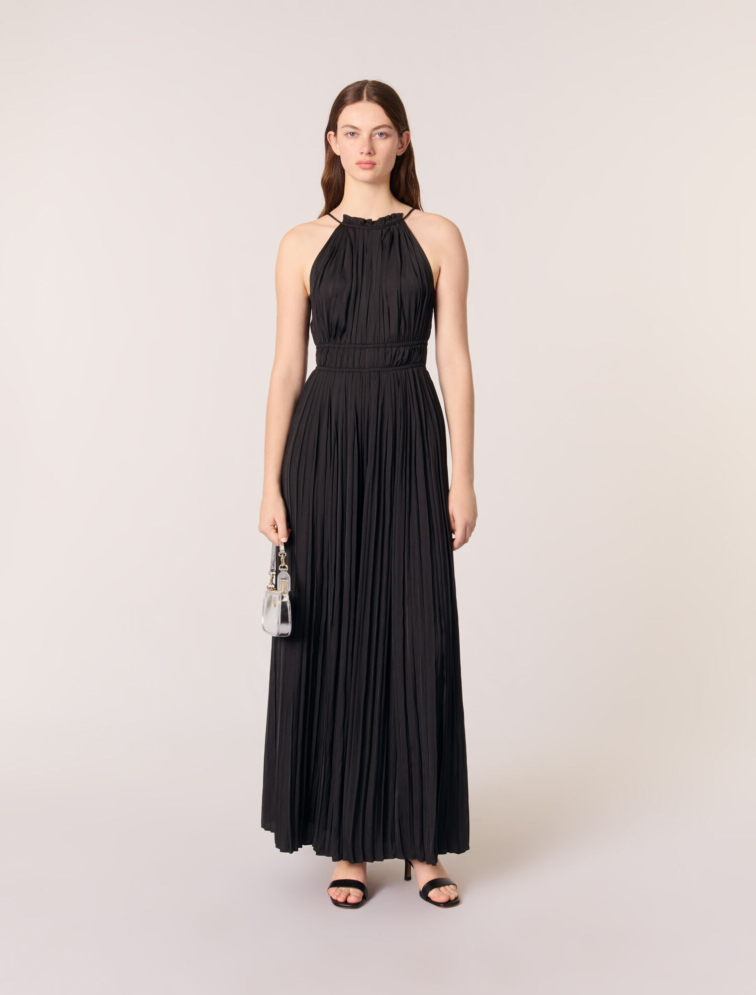 Tuta jumpsuit plissettata