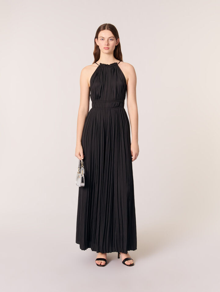 Tuta jumpsuit plissettata