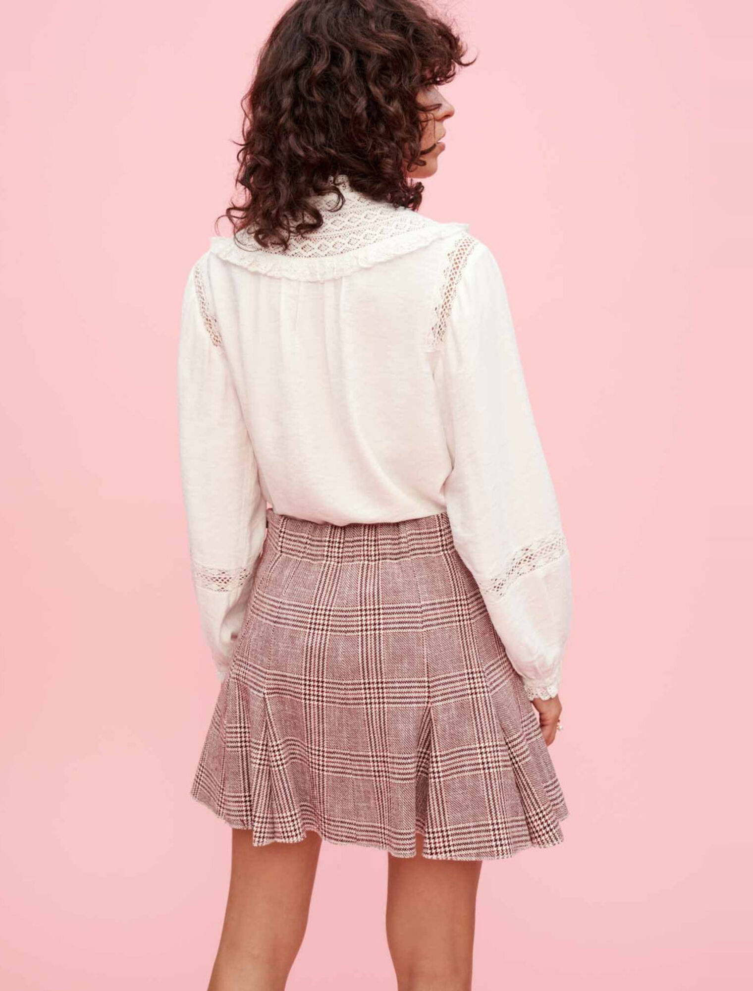 Camicia con ricami inglesi