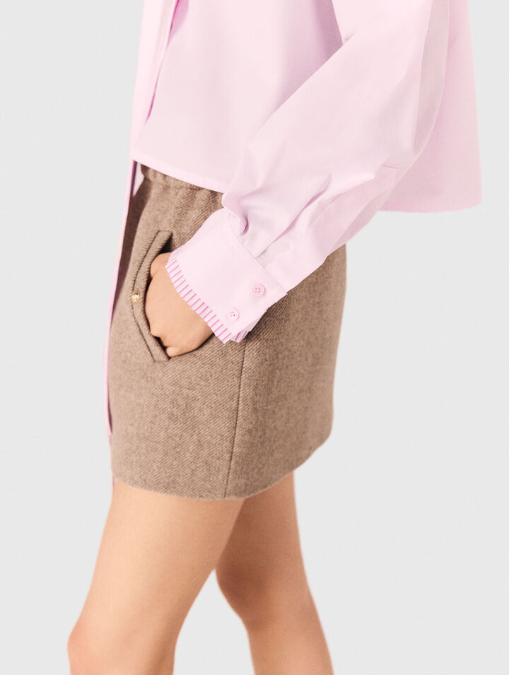 Camicia corta con lavallière