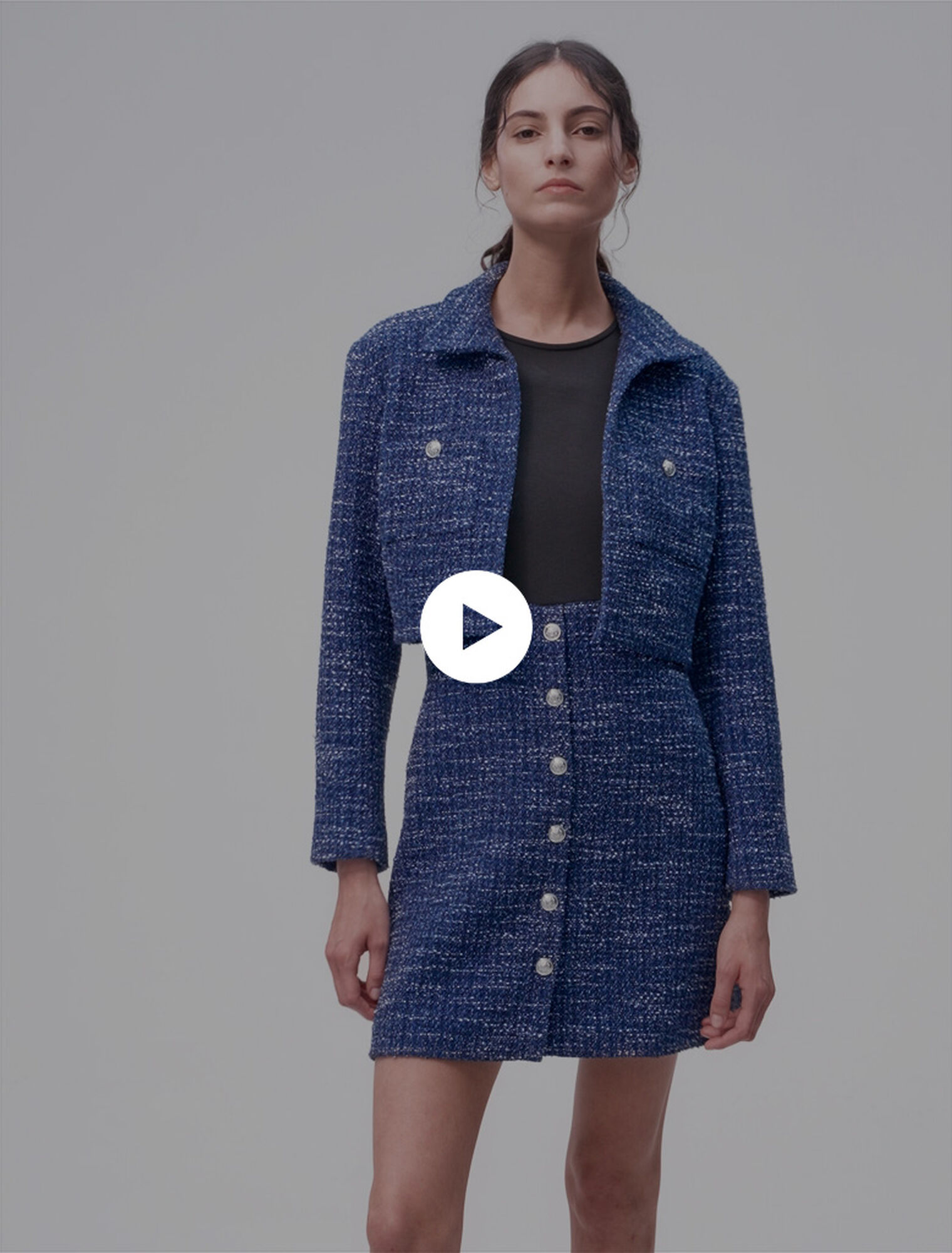 Abito 2 in 1 in tweed