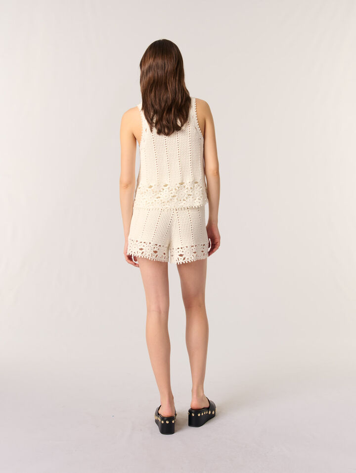 Shorts in crochet
