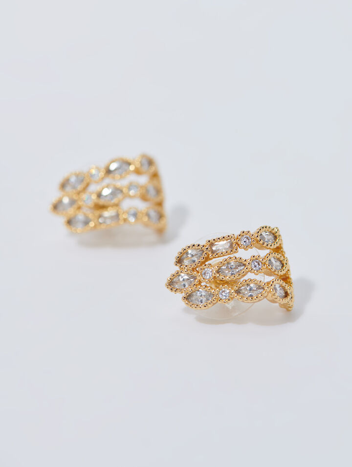 Orecchini con strass
