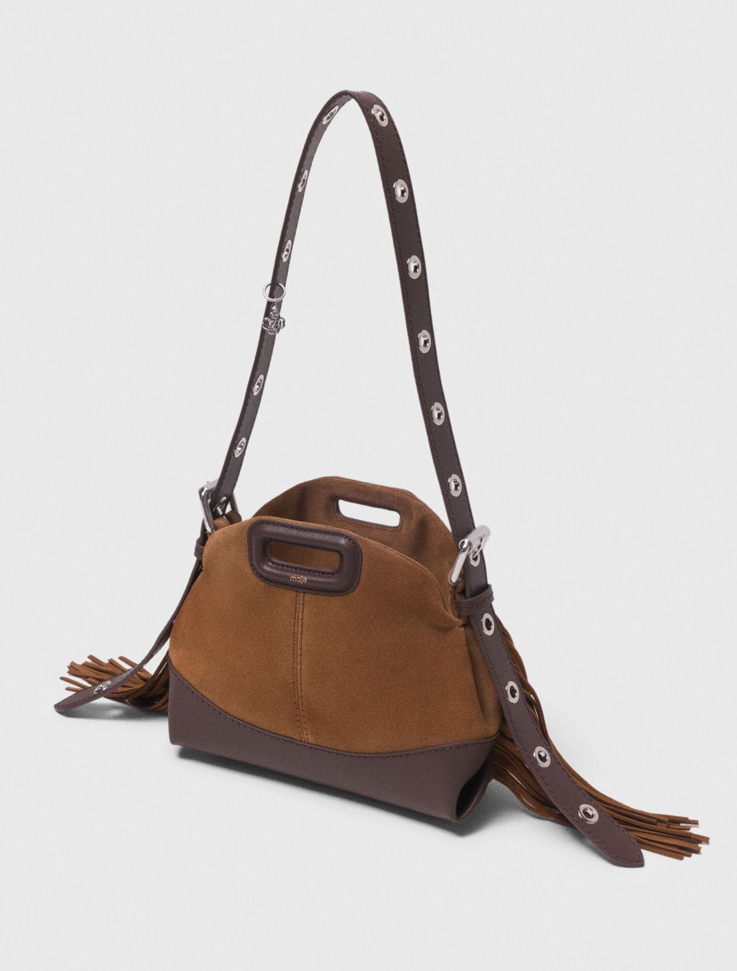 Borsa Miss M mini in pelle/camoscio