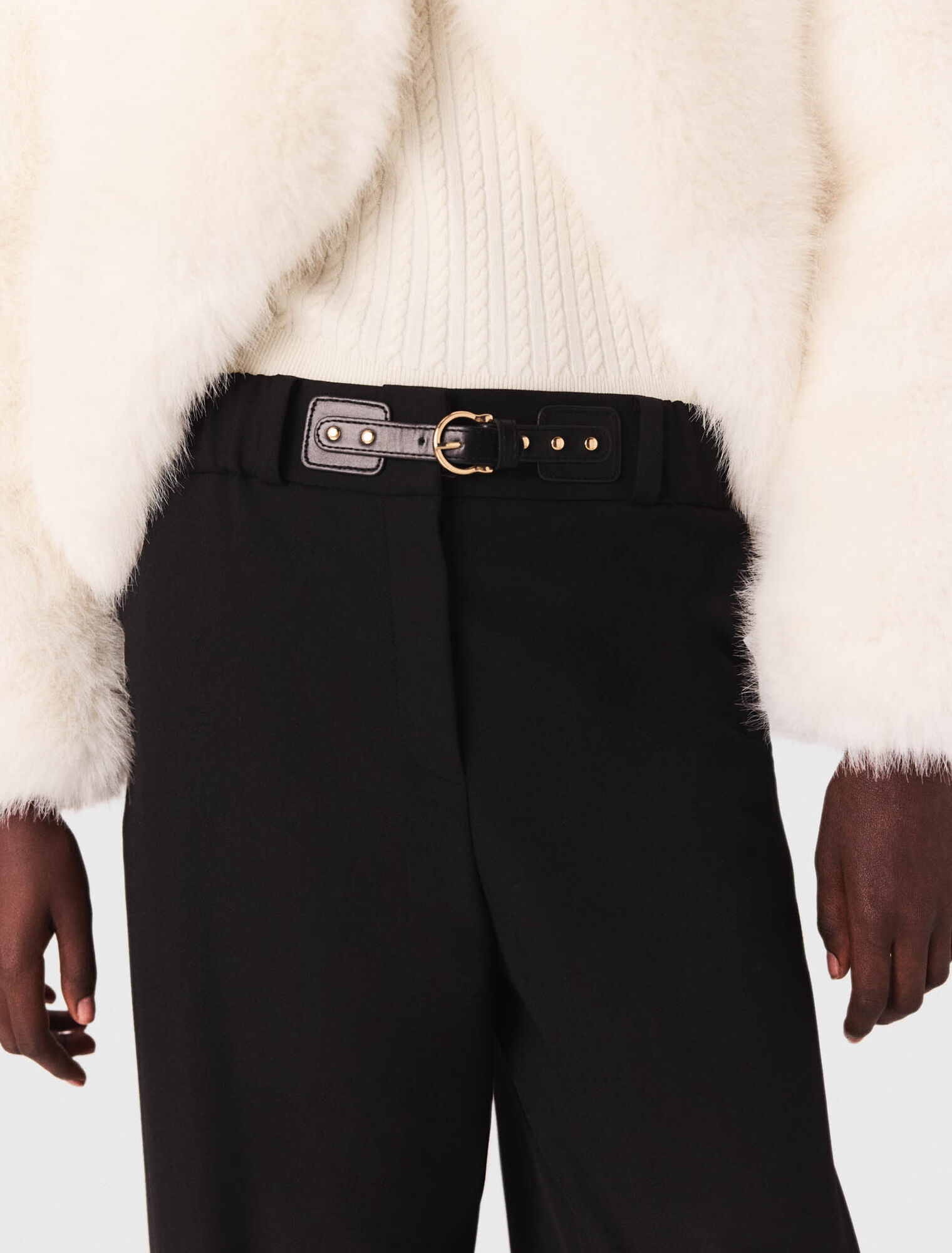 Pantaloni da tailleur a gamba larga