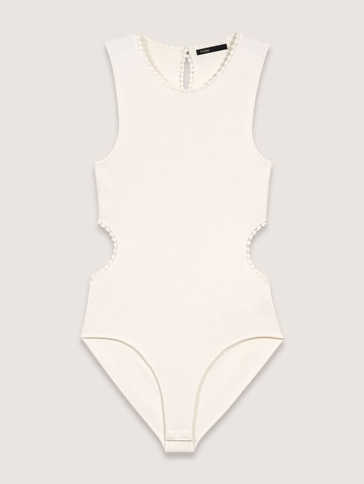 Body schiena scoperta, collo bijoux