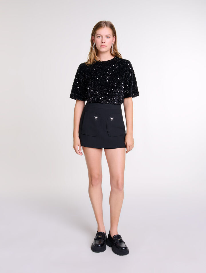 Shorts effetto gonna