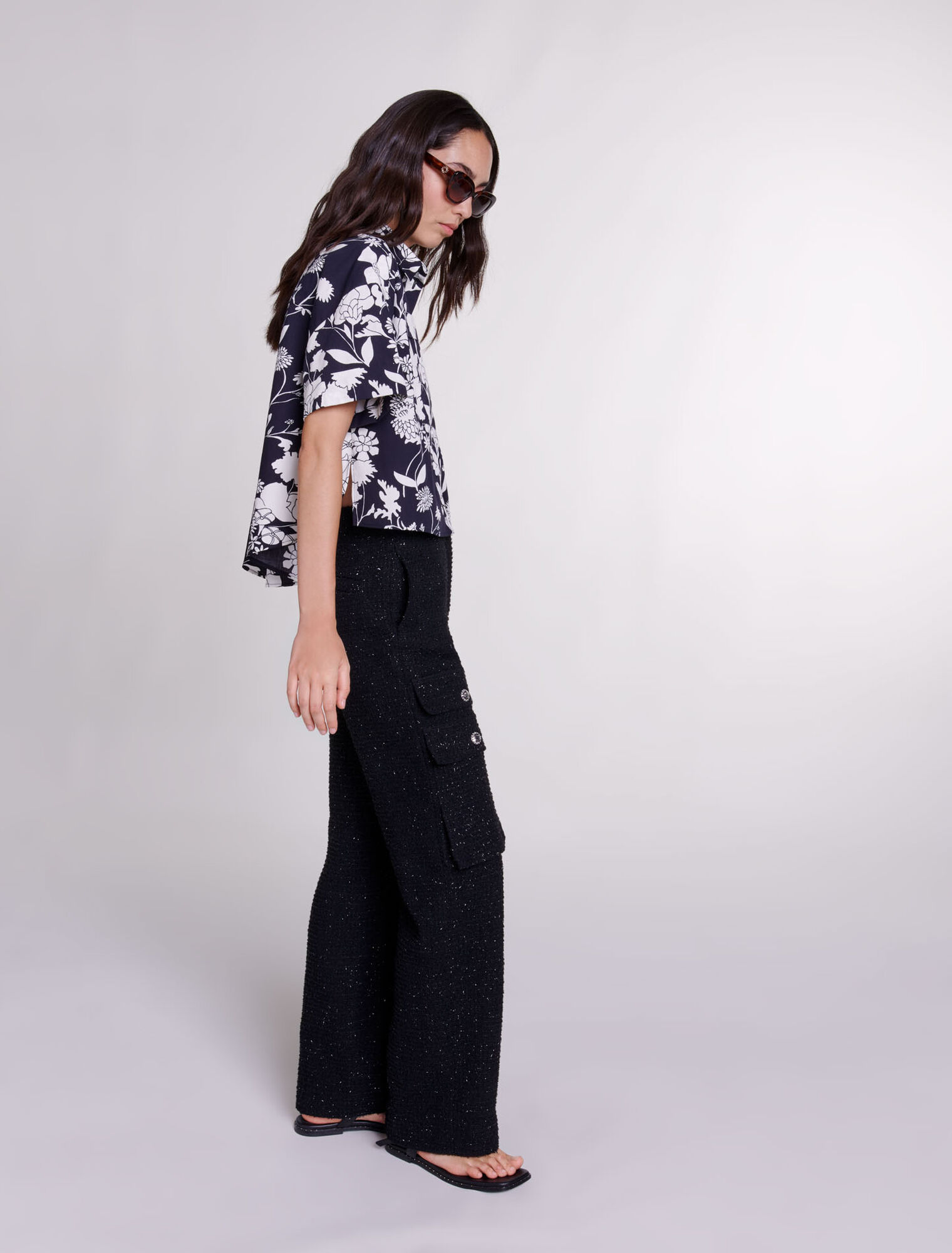 Pantaloni in tweed