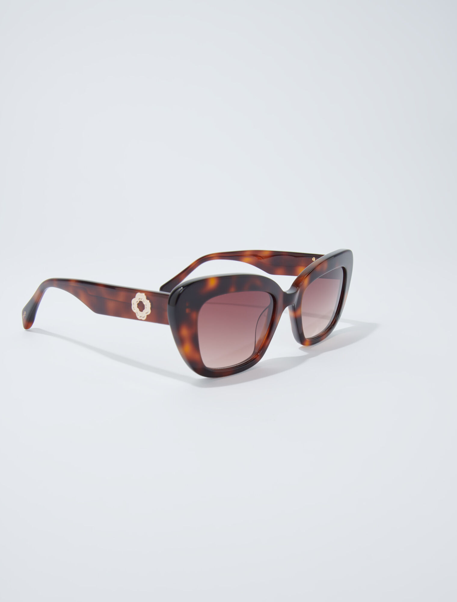 Occhiali tipo cat eye in acetato