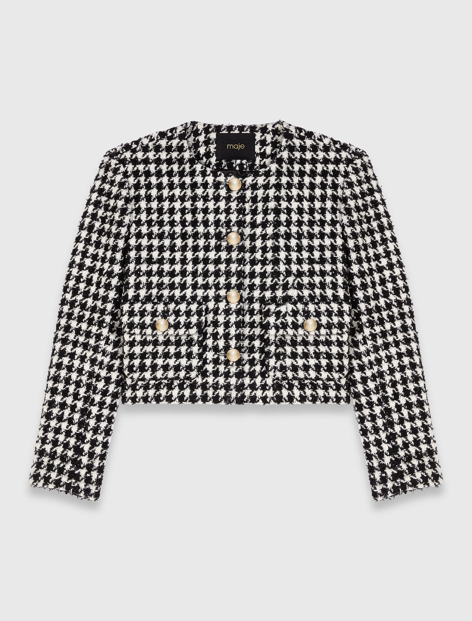 Giacca corta in tweed
